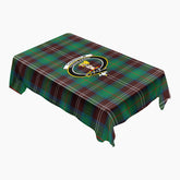 Chisholm Hunting Ancient Tartan Crest Tablecloth